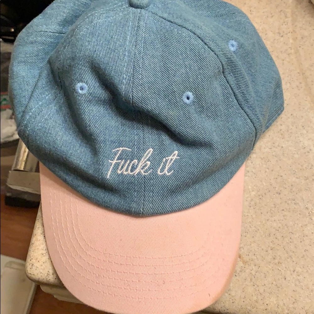 New denim hat